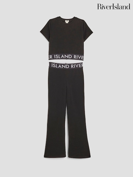 River Island Waist Band Top and Kickflare Set (H93647) | € 29