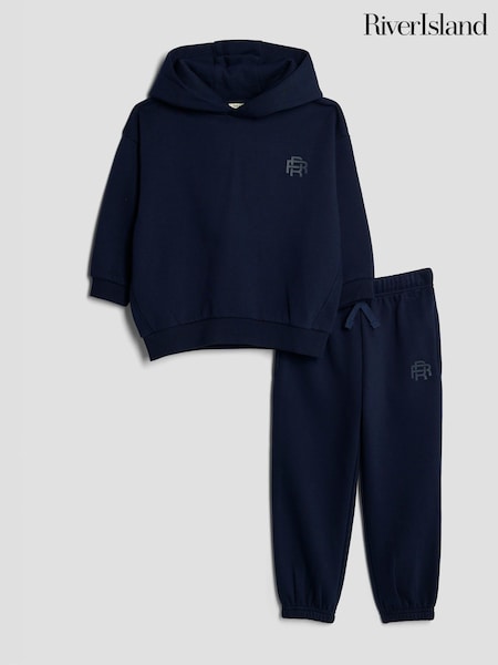 River Island Blue Essentials Hoodie Set (H93652) | €34