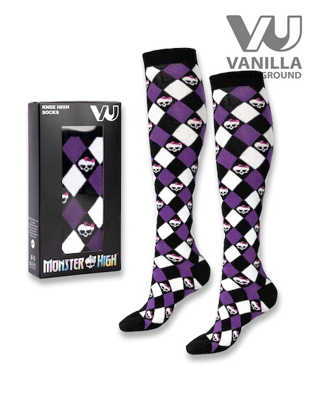 Vanilla Underground Purple Knee-Length Socks (H93746) | R$ 170
