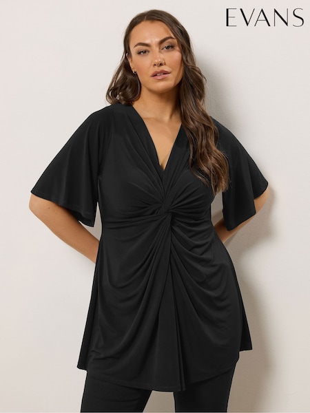 Evans Twist Front Black Top (H93963) | €42