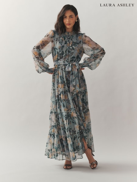 Laura Ashley Green Elowen Peony Eid Dress (H94232) | SGD 134