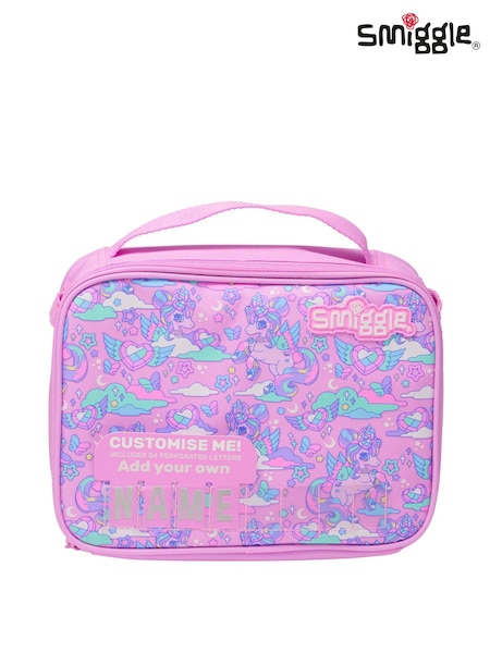 Smiggle Pink Trailblazer Oblong Attach ID Lunchbox (H94287) | €20