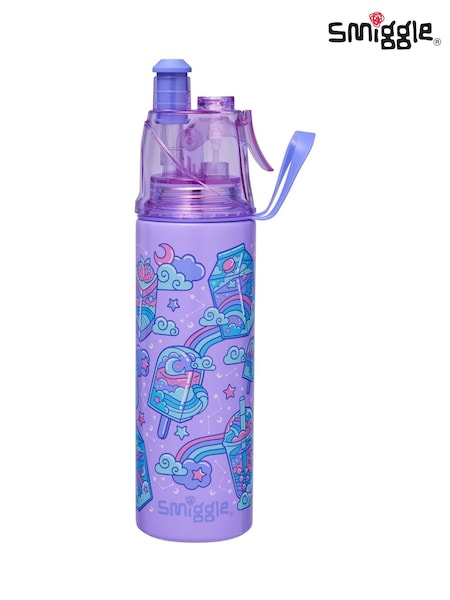 Smiggle Purple Trailblazer Insulated Stainless Steel Spritz Drink Bottle 500Ml (H94300) | €27