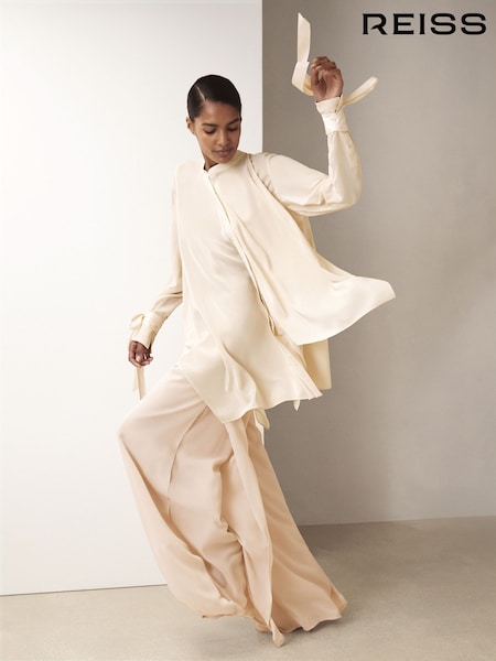 Reiss Scarlet Reiss | Royal Ballet Tie-Cuff Blouse (H94330) | 285 €