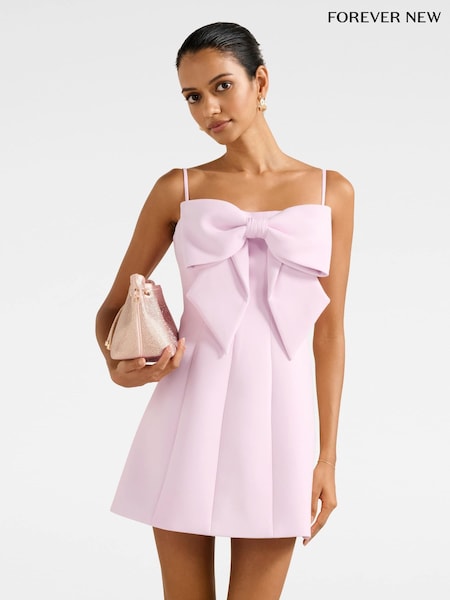 Forever New Hayley Petite Bow Front Mini Dress (H94347) | R$ 1.035