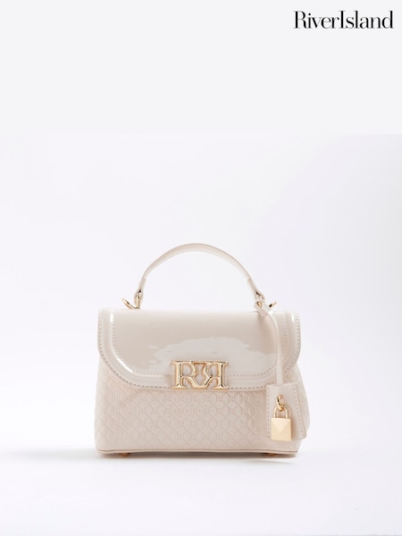 River Island Cream Flap Front Tote Bag (H94415) | €48