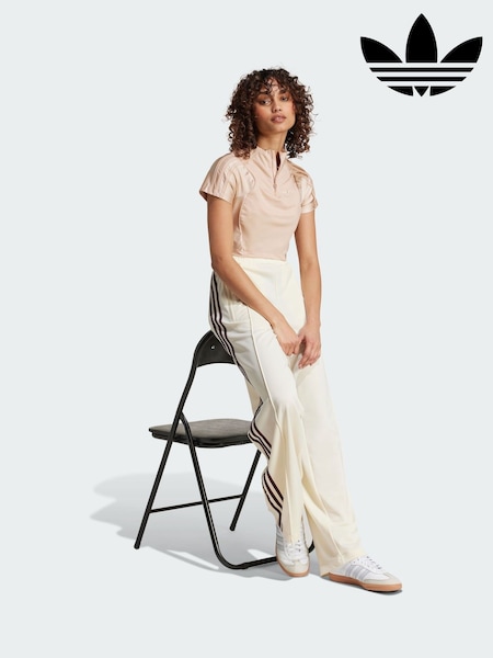 adidas Originals White Adicolor Classic Firebird Loose Track Trouser (H94532) | €80