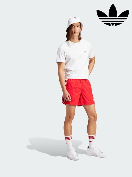 adidas Originals Red Adicolor Classics Sprinter Shorts (H94540) | €53