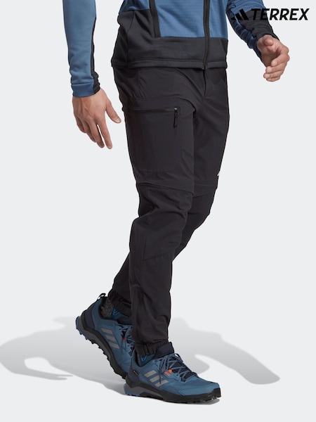 adidas Terrex Utilitas Hiking Zip Off Tracksuit Bottoms (H94562) | ‏524 د.إ.‏