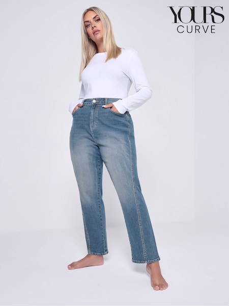 Yours Curve Blue Carrot Jeans (H94646) | €43