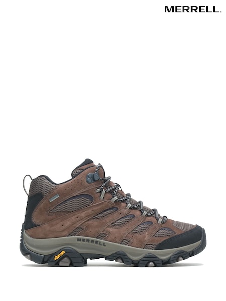 Merrell Brown Moab 3 Mid GORE-TEX Hiking Boots (H94816) | AED873