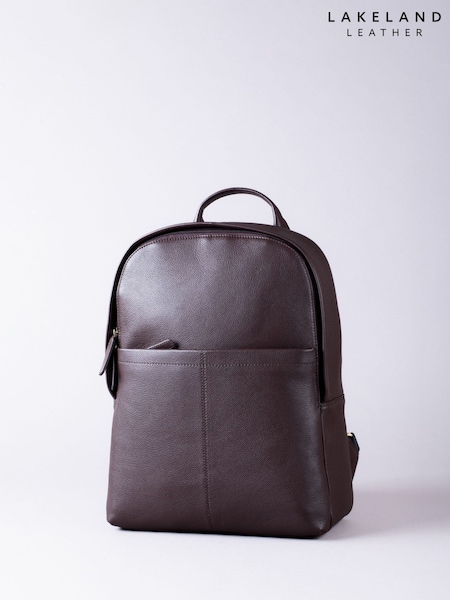 Lakeland Leather Brown Crummock Backpack (H95075) | AED635