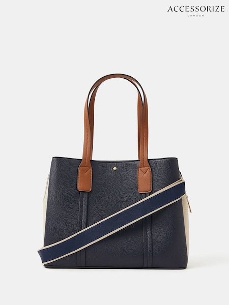 Accessorize Blue Triple Compartment Shoulder Bag (H95123) | €50