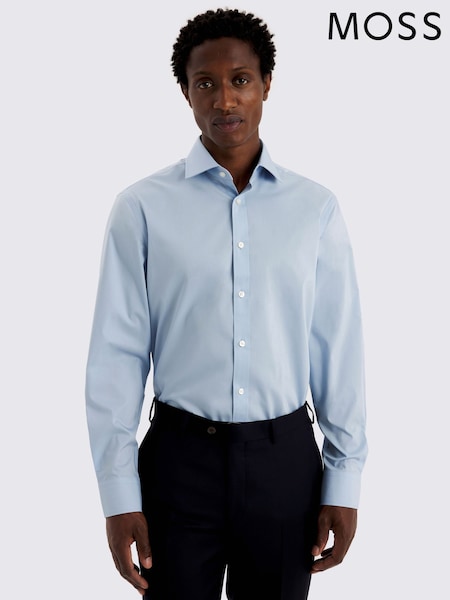 MOSS MOSS Regular Fit Sky Stretch Shirt (H95145) | € 46