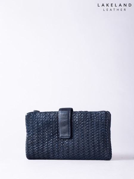 ブルー - Lakeland Leather Large Wreay Tab Purse (H95183) | ¥ 6,100