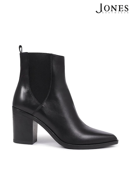 Jones Bootmaker Black Kalamata Heeled Ankle Boots (H95208) | R$ 1.285