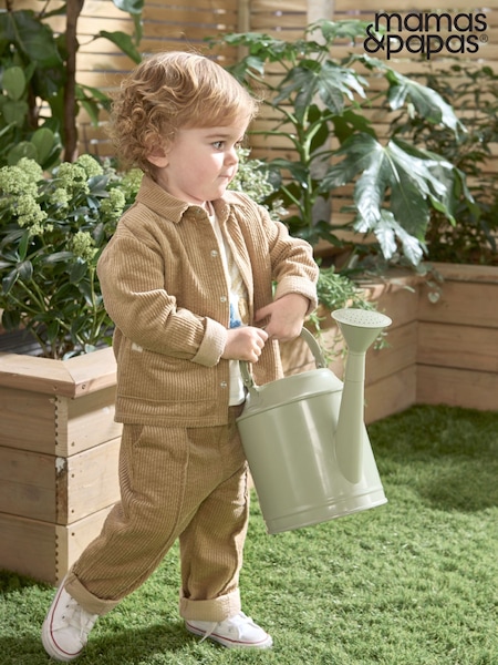 Mamas & Papas Cord Brown Trousers with Turn Back Cuffs (H95245) | €26