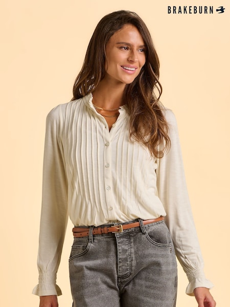 Brakeburn Cream Dalli Blouse (H95472) | €60