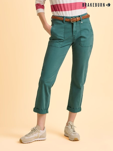 Brakeburn Blue Blake Turn Up Trousers (H95492) | €73