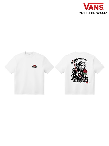 Vans White So Long Reaper T-Shirt (H95711) | € 47