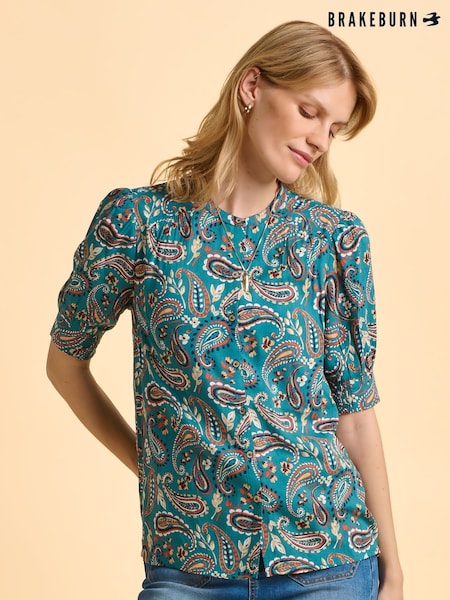 Brakeburn Blue Brody Blouse (H95749) | €66