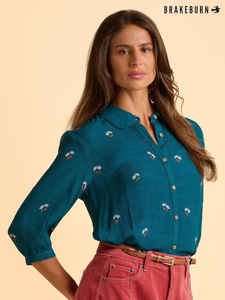 Brakeburn Blue Brooke Blouse (H95752) | €63