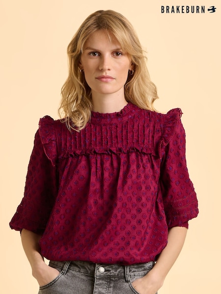 Brakeburn Red Grace Blouse (H95774) | €78