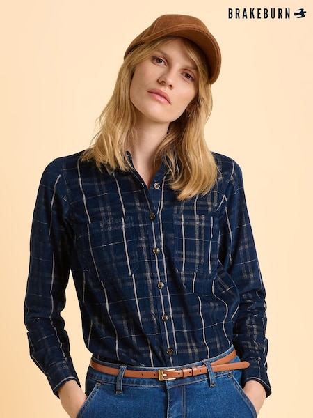 Brakeburn Blue Frances Blouse (H95776) | €63