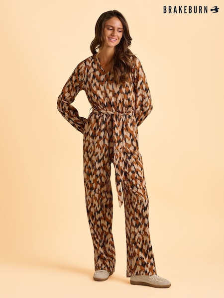 Brakeburn Brown Selenna Jumpsuit (H95777) | €89
