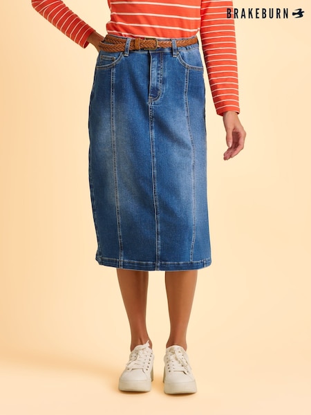 Brakeburn Blue Nicola Skirt (H95782) | €73