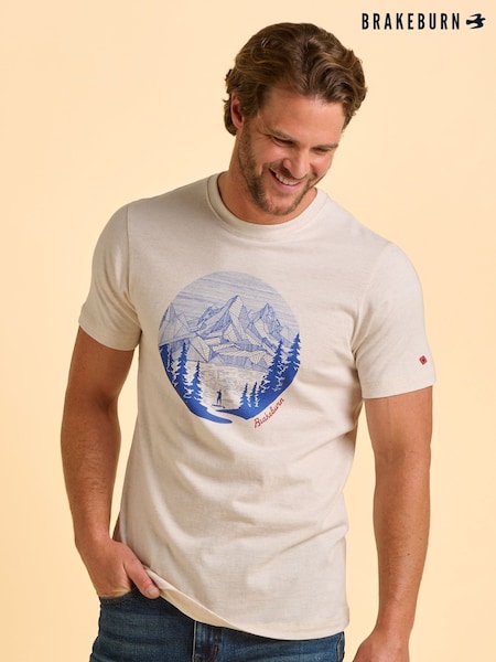 Brakeburn Cream Thatcham T-Shirt (H95783) | €38