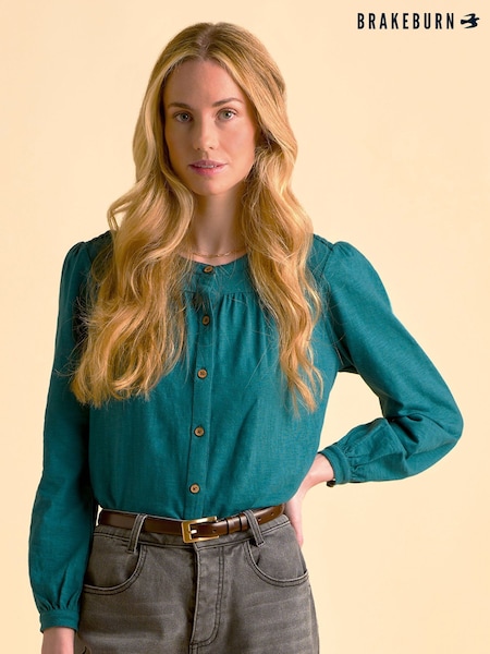 Brakeburn Blue Camilla Blouse (H95795) | €51