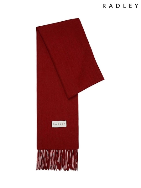Radley Red Wool Scarf (H95993) | R$ 585