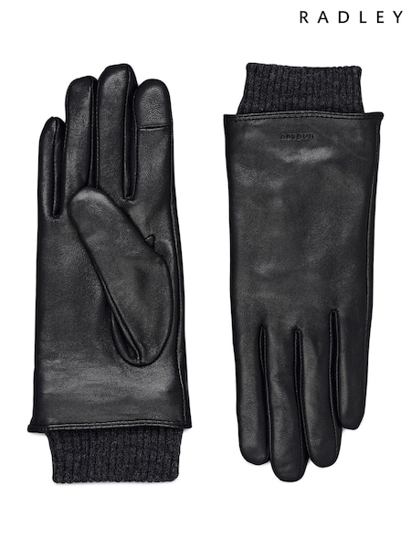 Radley Finlay Street Leather Black	Gloves (H95997) | R$ 485