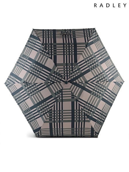 Radley Check Responsible Handbag Brown Umbrella (H96007) | ‏175 د.إ.‏