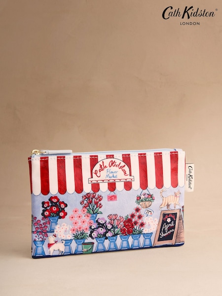 Cath Kidston Red Flower Market Zipped Purse (H96192) | $25