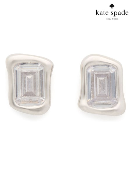 Kate Spade Silver Plated Molten Glass Studs Earrings (H96311) | €89