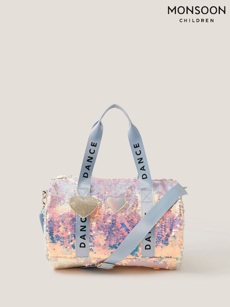Monsoon Silver Sequin Dance Duffle Bag (H96555) | €35