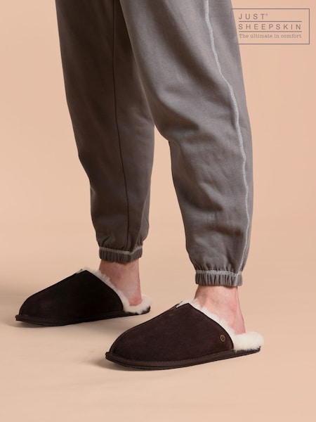 Just Sheepskin Mens Jude Sheepskin Slipper (H96629) | R$ 690