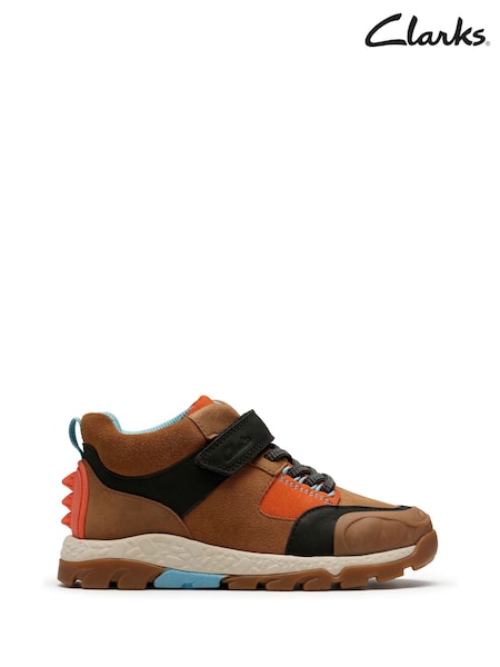 Clarks Brown Steggy2 Glow Kids Boots (H96809) | € 75 - € 81