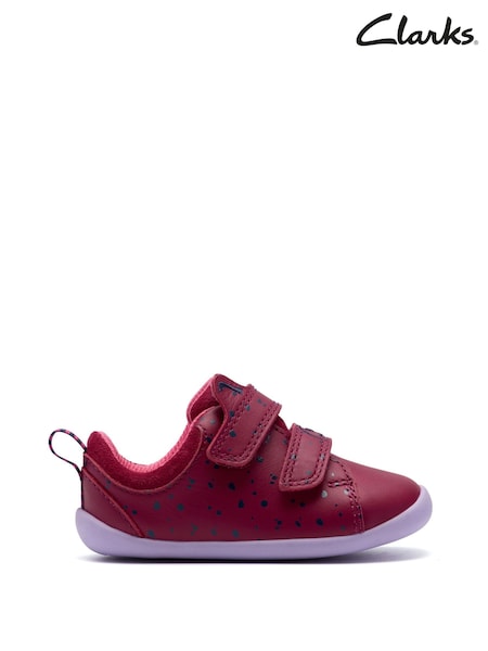 Clarks Red Pre Walker Wish Toddler Shoes (H96826) | €40