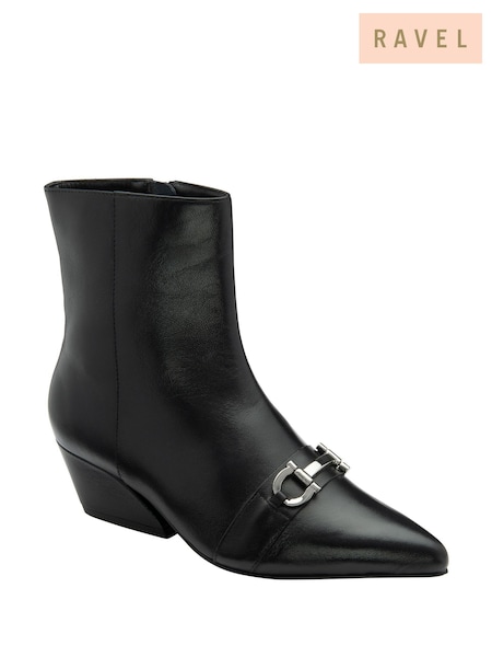 Ravel Leather Ankle Boots (H96889) | R$ 985