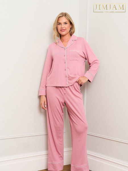 Jim Jam the Label Purple Lilas Traditional Pyjamas Set (H96916) | €53