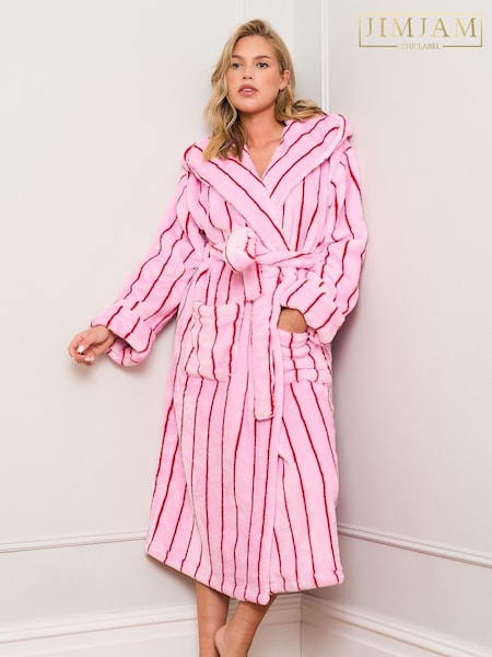 Jim Jam the Label Pink Stripe Dressing Gown (H96918) | €54