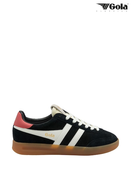 Preto - Gola Ladies Cyclone Suede Lace Up Trainers (H96989) | R$ 890