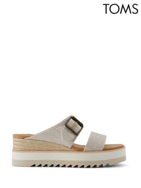 TOMS Natural Diana Buckle Wedge Sandals (H97088) | 140 €