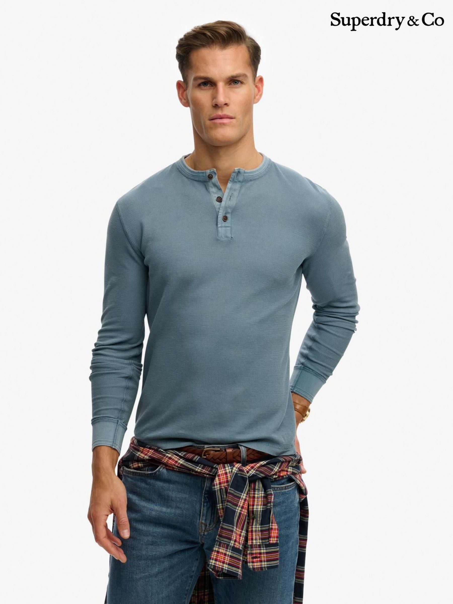 Buy Men's T Shirts Henley Online | Next Romania