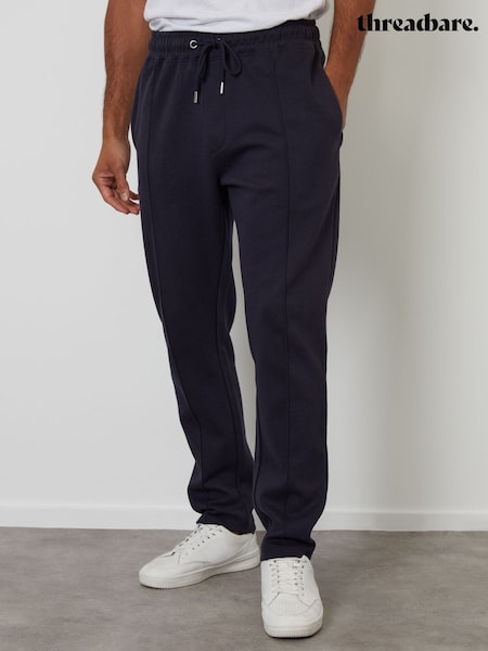 Threadbare Blue Pintuck Pique Joggers (H97296) | €32