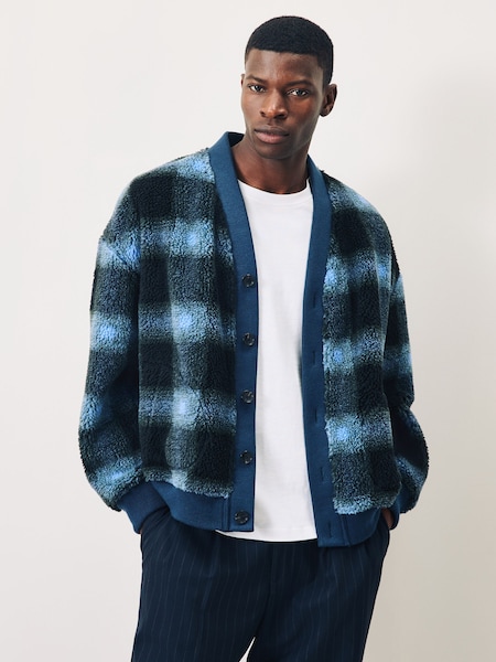 Scotch & Soda Polar Fleece Check Cardigan (H97347) | 242 €