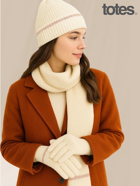 Totes Toasties Ladies Knitted Hat Scarf and Gloves Gift Set (H97349) | 55 €